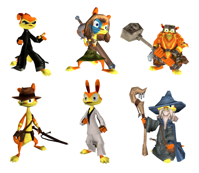 File:Dream mode Daxter characters.png